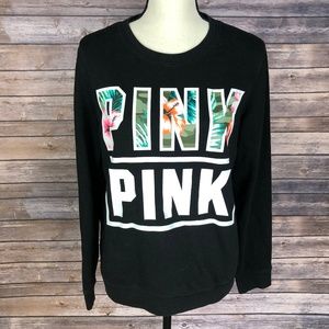 VS PINK Floral/Camo Crewneck Sweatshirt